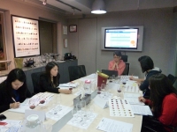 WSET class conducted in small group tuition at our Wanchai Centre